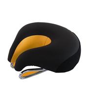 huismerk Fietsen Soft Saddle Mountain Bikes Dikke Schokabsorptie & Comfortabele stoelaccessoires (Zwart Oranje)