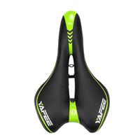 YAFEE YF-1034-3 Soft Mountain Bike Seat Mountain Bike Holle ademende zadelstoel kussen fietsstoel (Zwart groen)