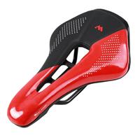 westbiking WEST BIKING Cycling Seat Hollow ademende comfortabele zadel rijden apparatuur (zwart rood)