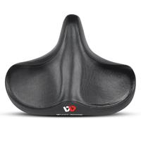 westbiking WEST BIKING Bicycle Riding Big Butt Comfortable Saddle(Black Groove)