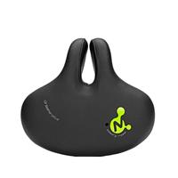 huismerk Fiets No Nasal Seat Mountain Bike Saddle Comfortabele Schokabsorptie Fiets Outdoor Fietsen Accessoires Zadel (Fluorescerend groen)