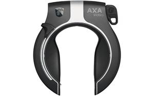 AXA Ringslot Victory - glanzend zwart/Grijs