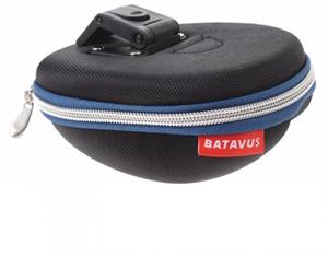 Royal Selle  zadeltasje klick ( batavus ) zwart-Blauw