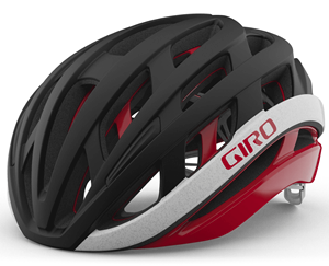 Giro Helios Spherical race fietshelm (Kleur: rood/zwart, 