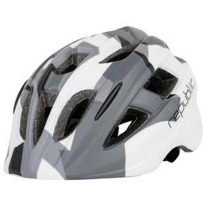 Republic Kid's Bike Helmet R450 - Fietshelm, grijs/wit/zwart