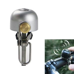 huismerk Fiets bell retro koperen bell fietsen accessoires (Zilver)