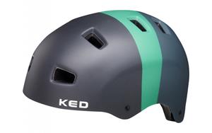 KED 5Forty Kinder Fahrradhelm Kopfumfang L 57-62 cm black green matt