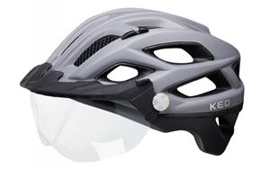 KED Covis Lite unisex Fahrradhelm Kopfumfang M 52-58 cm grey black matt