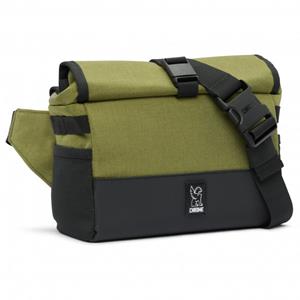 Chrome Doubletrack Bar Bag 5 - Stuurtas, zwart/olijfgroen