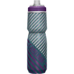 Camelbak Podium Chill Outdoor 710ml Bottle SS22 - Teal - Purple Stripe}  - One Size}