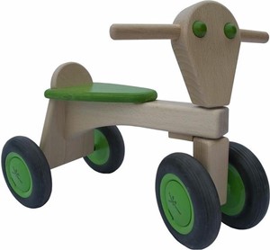 Atan Van Dijk Toys Holz Laufrad Limettengrün - Buche