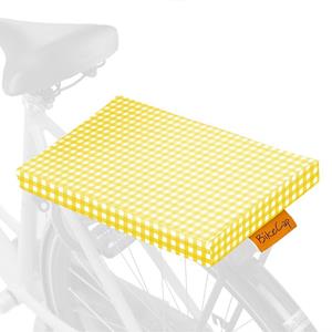 BikeCap Fietskussen Yellow Checkmate
