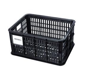 Basil Fietskrat Crate S 17,5L Black MIK/RT