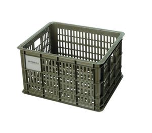 Basil Fietskrat Crate M 29,5L Moss Green MIK/RT