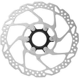 Shimano RT-54 Centre-Lock Disc Rotor - Silber}  - 180mm External Serrated Ring}