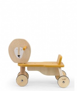 TRIXIE Wooden bicycle 4 wheels - Mr. Lion