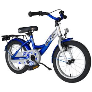 Bikestar Classic Kinderfahrrad 16 Zoll - Silber Blau