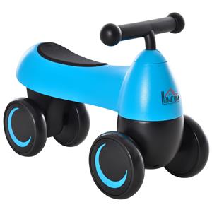 HOMCOM kindervoertuig glijbaan auto glijbaan voertuig kinderauto voor kinderen van 18 tot 36 maanden met schuim wielen, belastbaar tot 20 kg