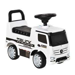 HOMCOM speelgoedauto loopauto babywagen kinderwagen gelicentieerd door Mercedes ANTOS vrachtwagenstijl met licht voor kinderen van 12 tot 36 maanden