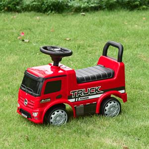 HOMCOM speelgoedauto loopauto babywagen kinderwagen gelicentieerd door Mercedes ANTOS vrachtwagenstijl met licht voor kinderen van 12 tot 36 maanden