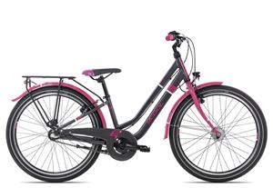 SCool chiX twin 24-3S Nexus | 24 Zoll | dark grey/pink | 32 cm Radgröße