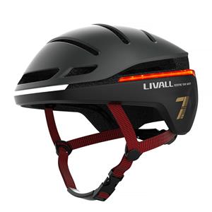 Livall EVO21 Fahrrad-Helm Schwarz Kopfumfang=58-62cm