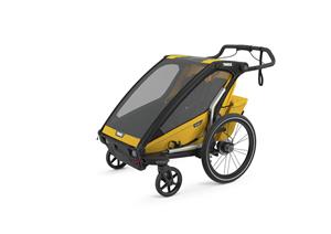 Thule Chariot Sport, Multisport-Fahrradanhänger Zweisitzer, Spectra gelb