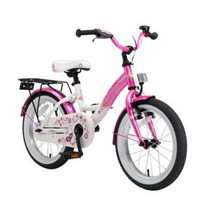 bikestar Premium Sicherheits Kinderfahrrad 16 Classic, pink/weiß