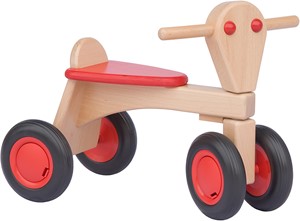 Atan Van Dijk Toys Holz Laufrad Orange - Buche