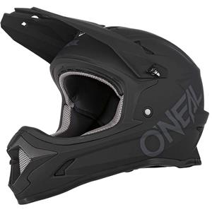 O'Neal Sonus Full Face Helmet SS23 - Solid Black}  - L}