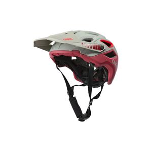 O'Neal Pike Solid Helmet SS23 - Grey-Red}  - L/XL/XXL}
