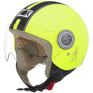 Helm Nox 55-56 Cm Gelb/schwarz