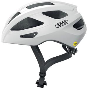 Abus Macator Road Cycling Helmet MIPS 2023 - Weiß/Silber}  - L}