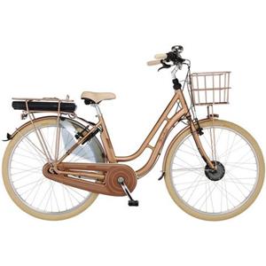 FISCHER Fahrrad E-Bike "CITA RETRO 2.2 522", 7 Gang, Shimano, Nexus, Frontmotor 250 W, (mit Fahrradschloss)