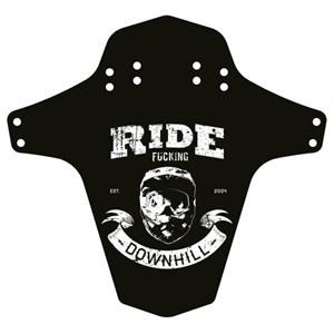 Reverse - Mudguard Ride Fucking Downhill - Schutzblech schwarz/weiß