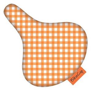 Bikecap Zadeldek  Orange Checkmate