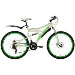 KS Cycling Fully Mountainbike Bliss 26 Zoll weiß-grün