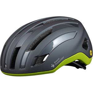 Sweet Protection Outrider MIPS Helmet - Rennradhelm Slate Gray Metallic / Fluo L (57 - 60 cm)