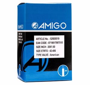 AMIGO Binnenband 20 x 1.60 (42 406) AV 48 mm
