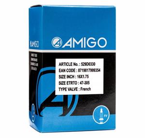 AMIGO Binnenband 16 x 1.75 (47 305) FV 48 mm