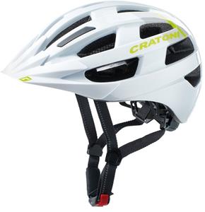 Helm Cratoni Velo-X S-M White-Lime Glossy