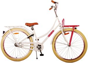 Volare Kinderfahrrad Excellent Fahrrad für Mädchen 26 Zoll Kinderrad in Weiß