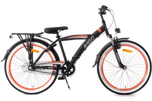 AMIGO Roady 24 Inch 38,5 cm Jongens 3V Terugtraprem Zwart/Oranje