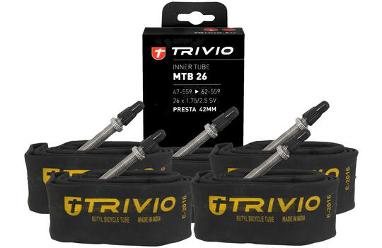 Trivio  5x MTB Binnenband 26x1.75/2.5 SV 42MM Presta