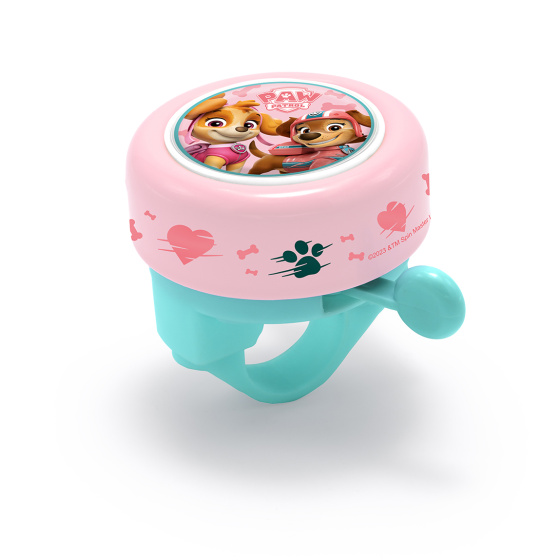 Paw Patrol Sky & Liberty kinderfietsbel roze