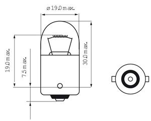 Bosma Lamp 6V-10W BA15S