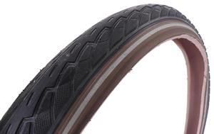 Deli Tire Tire Buitenband Tire 20 x 1.75 / 47-406 zwart/bruin met reflectie