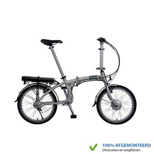 Beixo Elektrische Vouwfiets Compact met cardanas Zilver