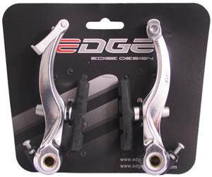 Edge V Brake Voor Compleet Aluminium Zilver