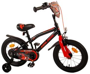 Volare Kinderfahrrad Super GT Kinderfahrrad für Jungen 14 Zoll Kinderrad Rot